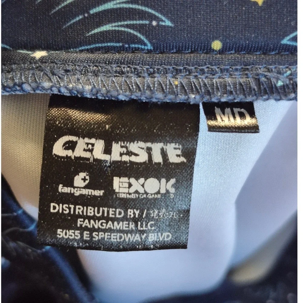 Fangamer Celeste Video Game Constellation Skater Skirt Navy Blue Pockets Medium